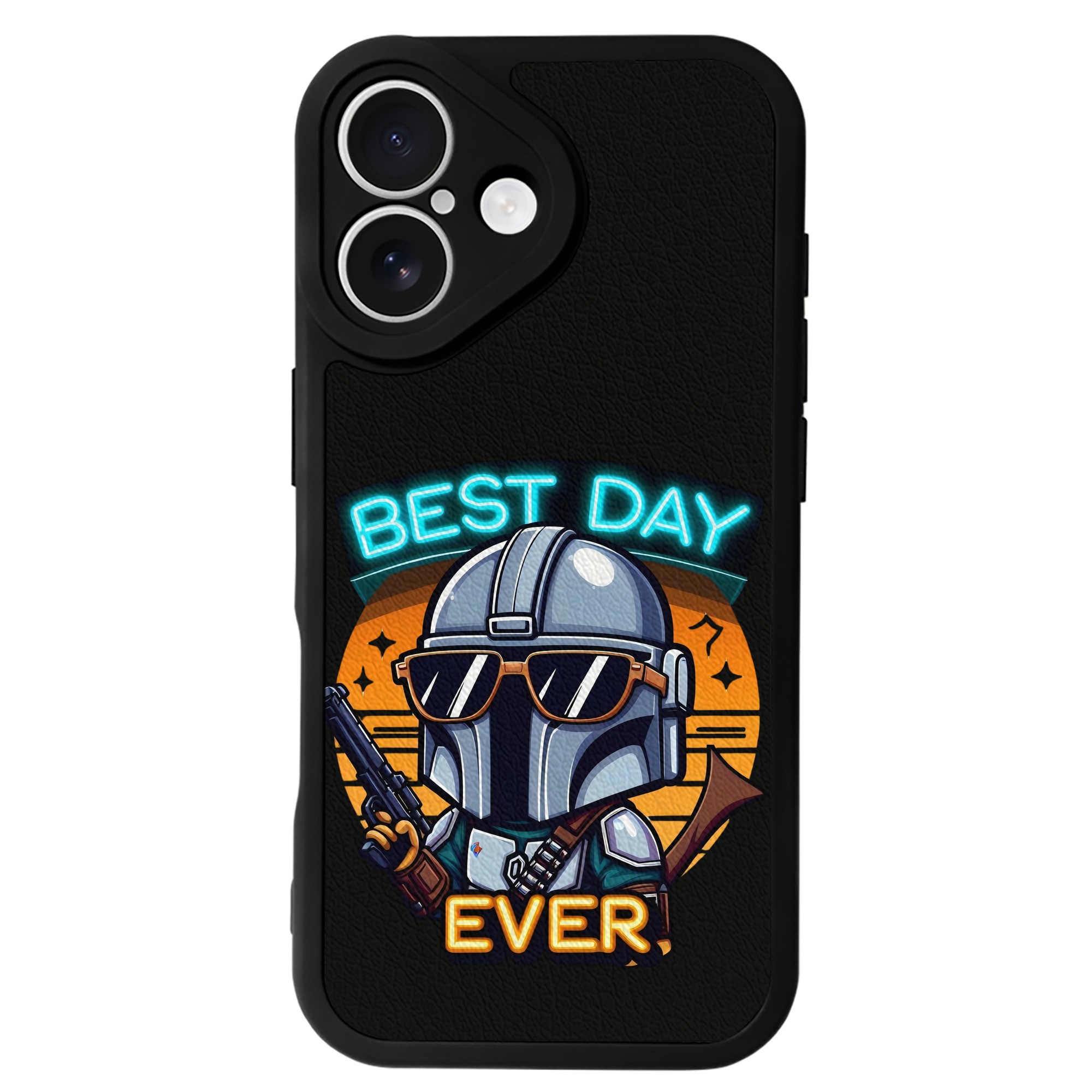 （画像用） スター・ウォーズ Star Wars 【iPhone 16シリーズ対応】シリコンスマホケース（レザー調） 材質：シリコン